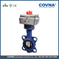 Butterfly valve with pneumatic actuators